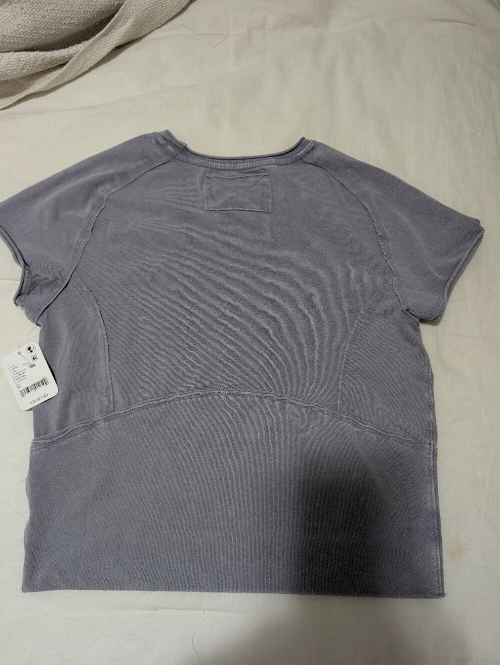 NWT We the Free Protagonist Capped Sleeve Tee in light purple/Amysetht size Med - Picture 5 of 7